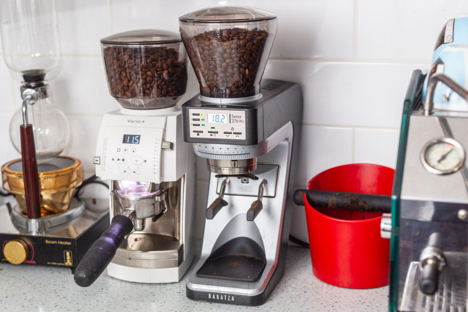 Here, the Sette 270Wi is being put head to head with the Vario+ from Baratza.