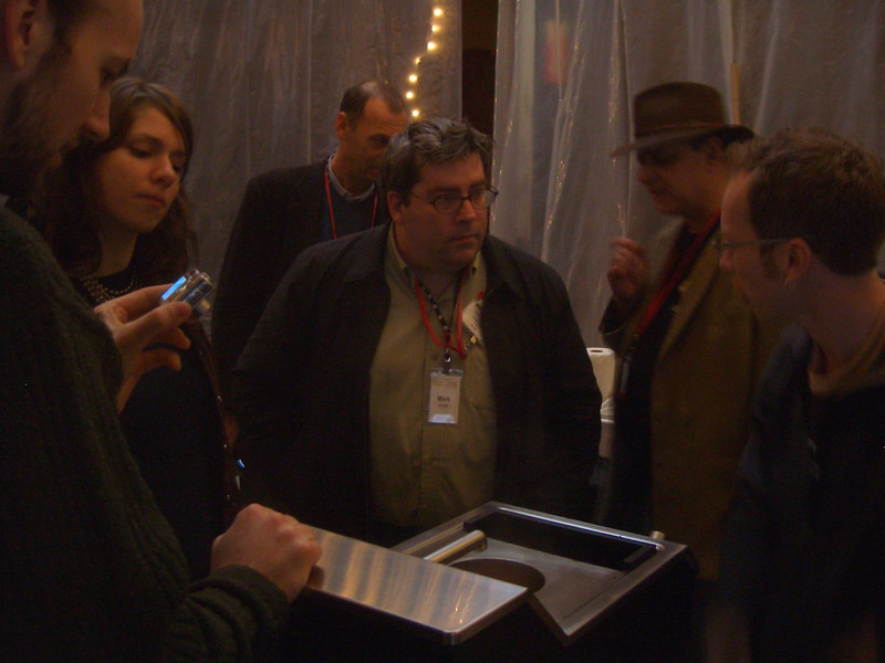 scene from the clover-1 unveiling