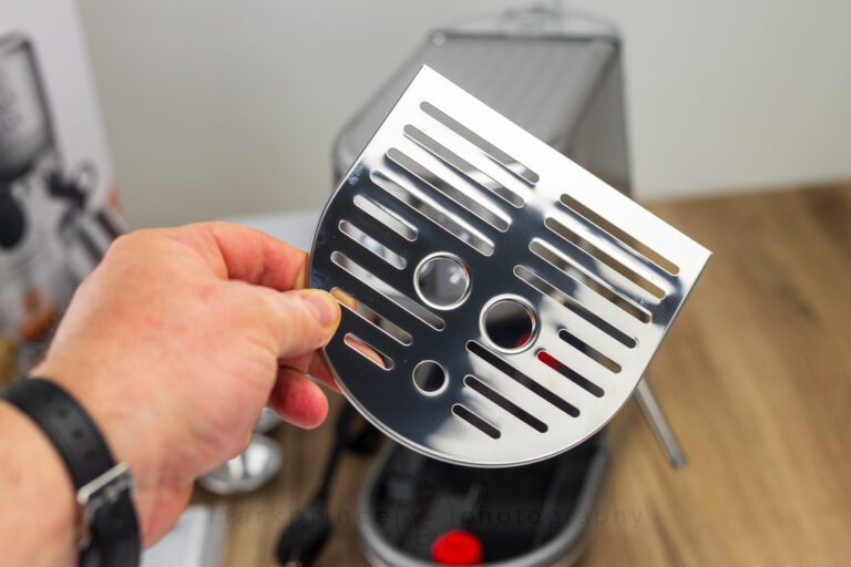 Not as good quality as the one on the Bambino Plus. Thinner, not as beveled.