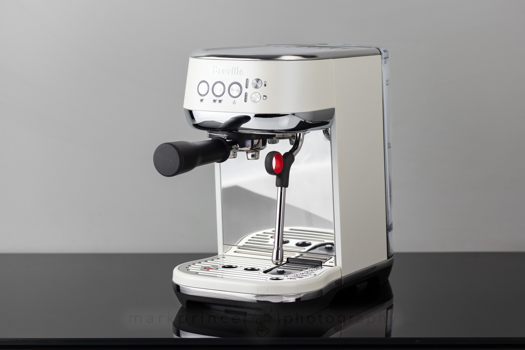 Breville Bambino Plus in Sea Salt White