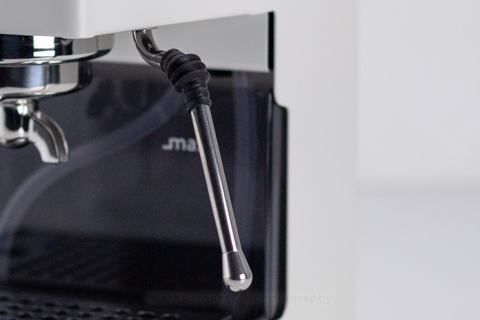 Gaggia's "commercial grade" steam wand.