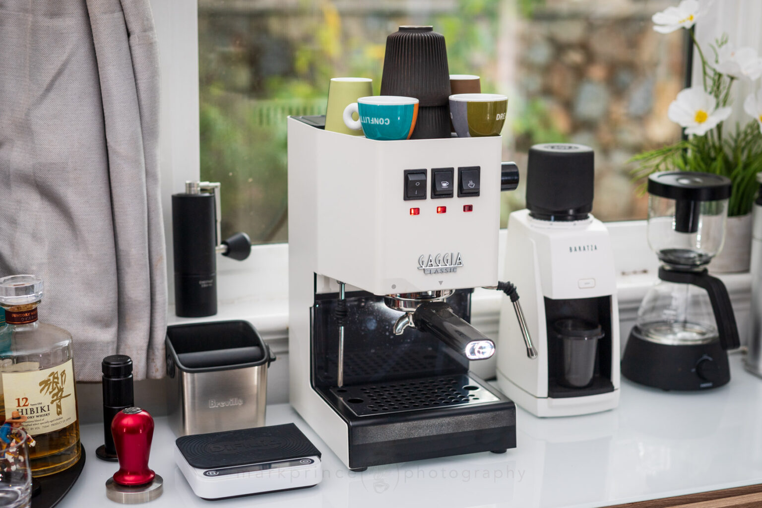 Gaggia Classic Evo Pro Home Bar Setup