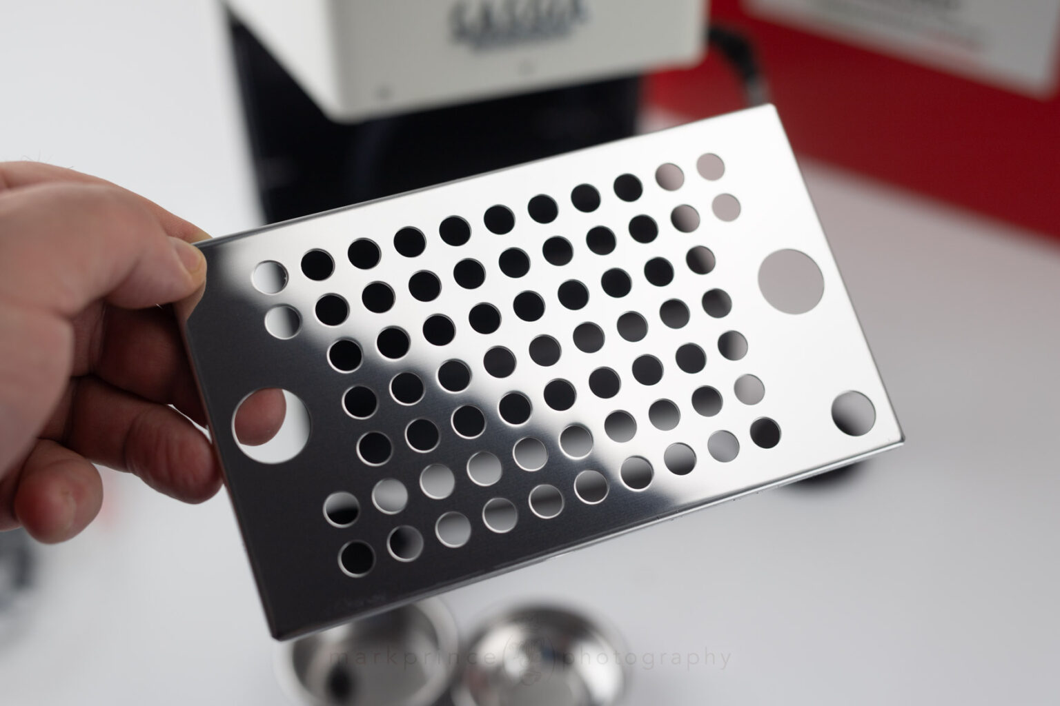 Drip tray cover in steel