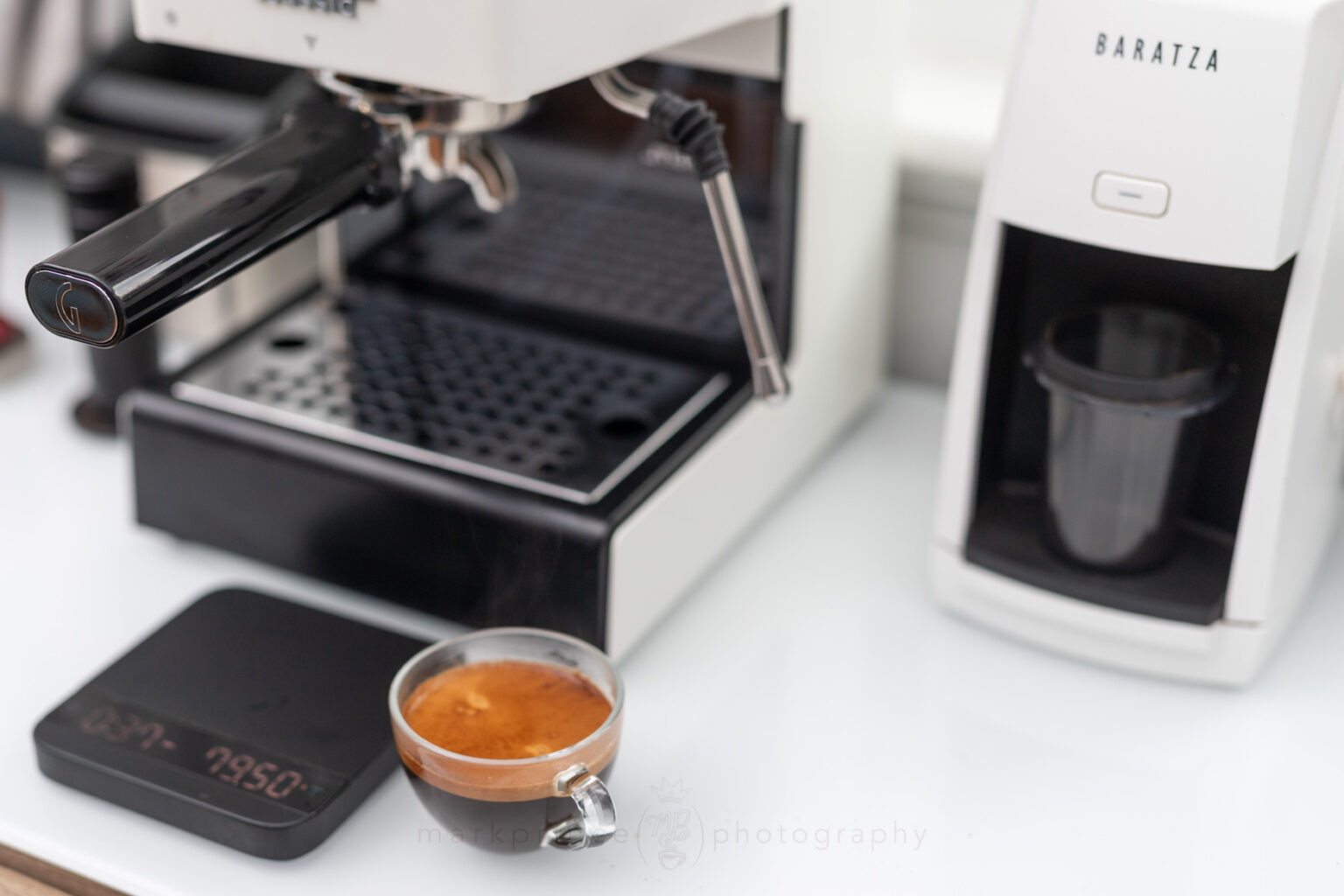 Encore ESP used to grind for the Gaggia Classic