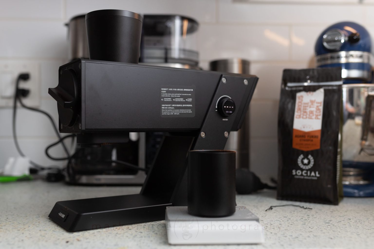 After running a few KGs of coffee through the grinder, we started testing in earnest.