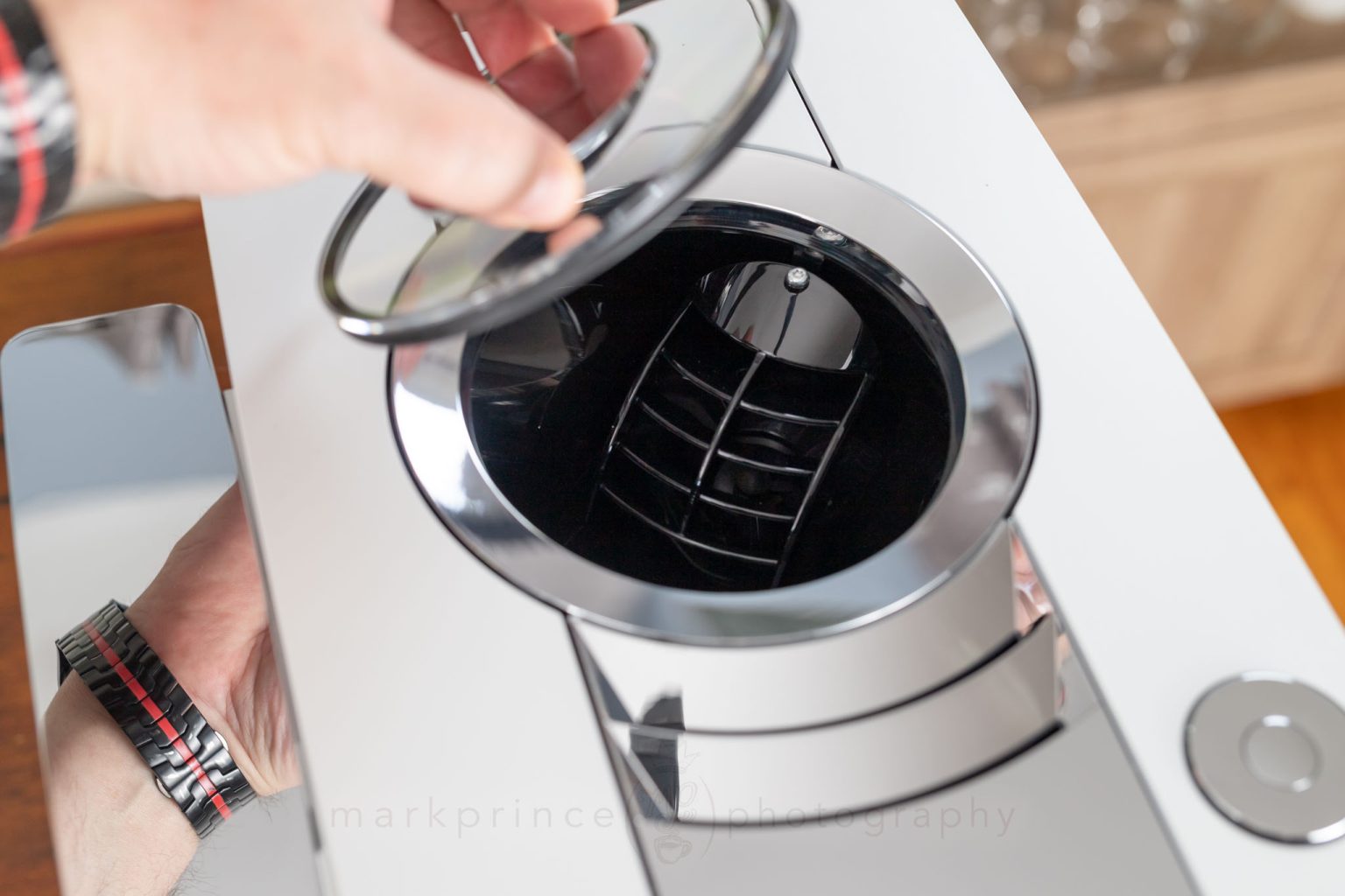 Inside the Bean Hopper