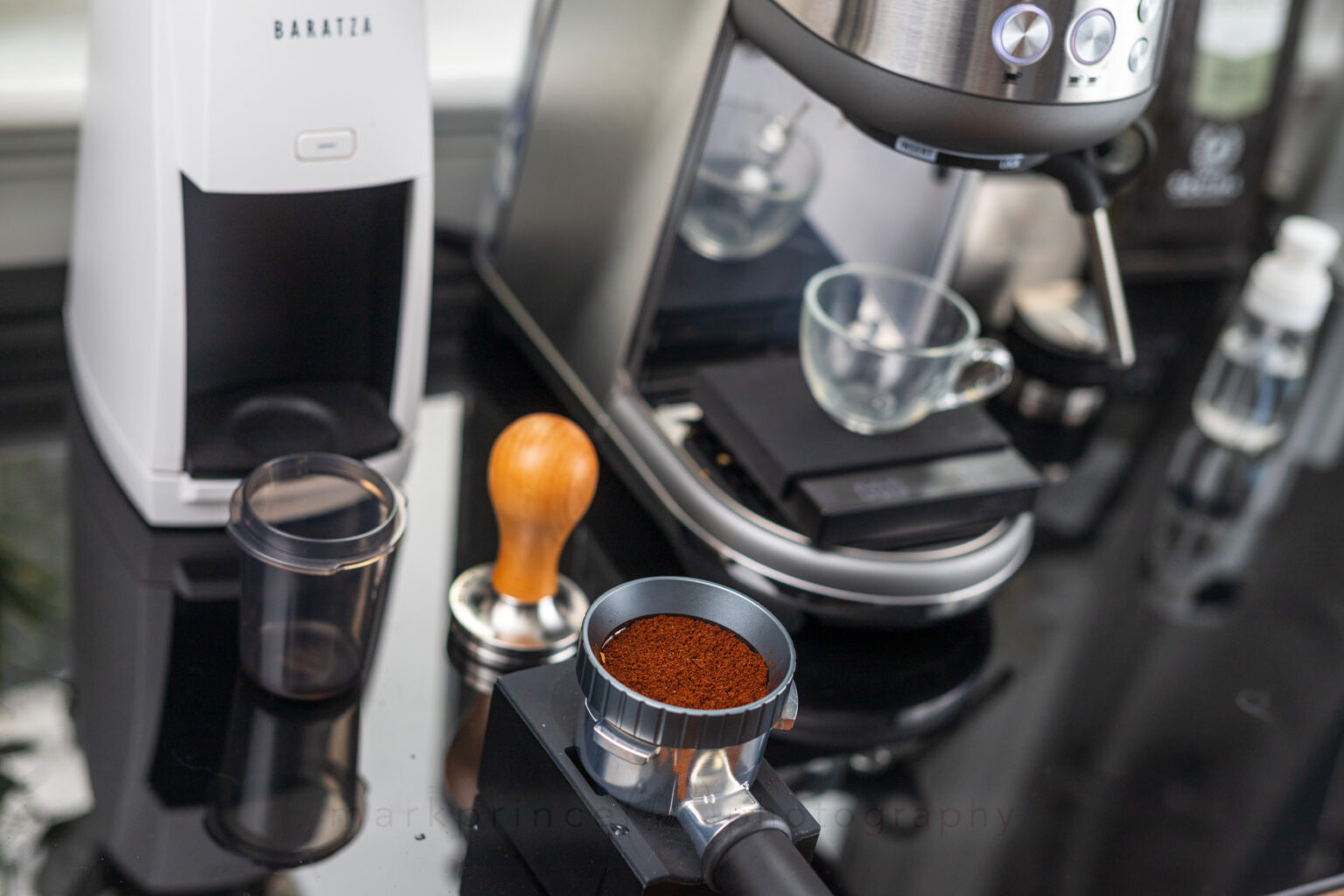 Preparing a Shot on the Bambino